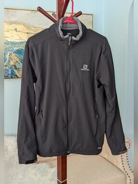 Salomon AdvancedSkin Shield Black Men's Softshell Jacket Sz M.